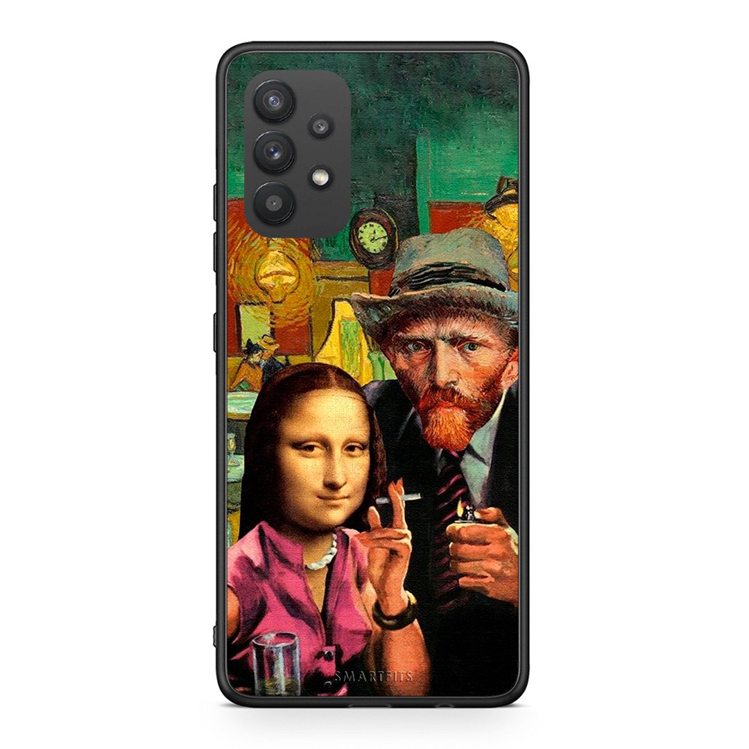 Samsung A32 4G Funny Art θήκη από τη Smartfits με σχέδιο στο πίσω μέρος και μαύρο περίβλημα | Smartphone case with colorful back and black bezels by Smartfits