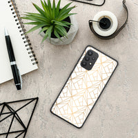 Thumbnail for Geometric Luxury White - Samsung Galaxy A32 4G case