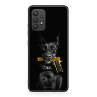 Thumbnail for Samsung A32 4G Golden Gun Θήκη Αγίου Βαλεντίνου από τη Smartfits με σχέδιο στο πίσω μέρος και μαύρο περίβλημα | Smartphone case with colorful back and black bezels by Smartfits