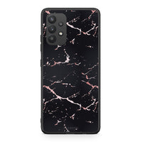 Thumbnail for 4 - Samsung A32 4G Black Rosegold Marble case, cover, bumper