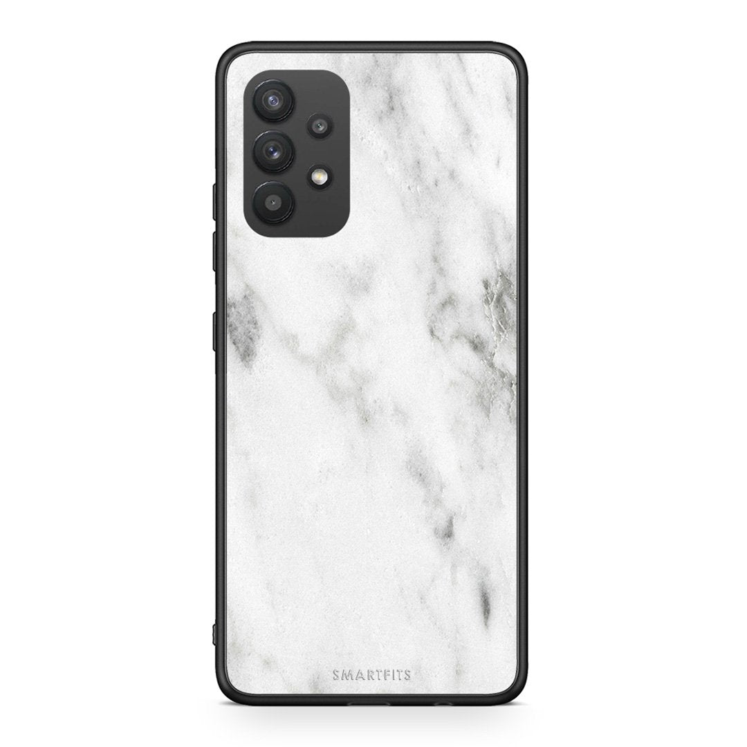 2 - Samsung A32 4G White marble case, cover, bumper