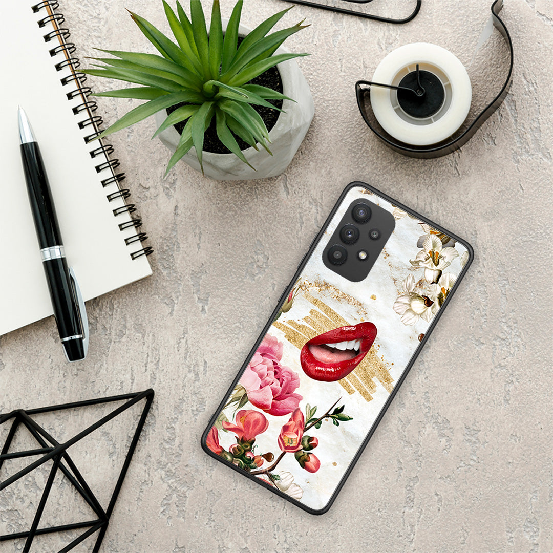 Red Lips - Samsung Galaxy A32 4G θήκη