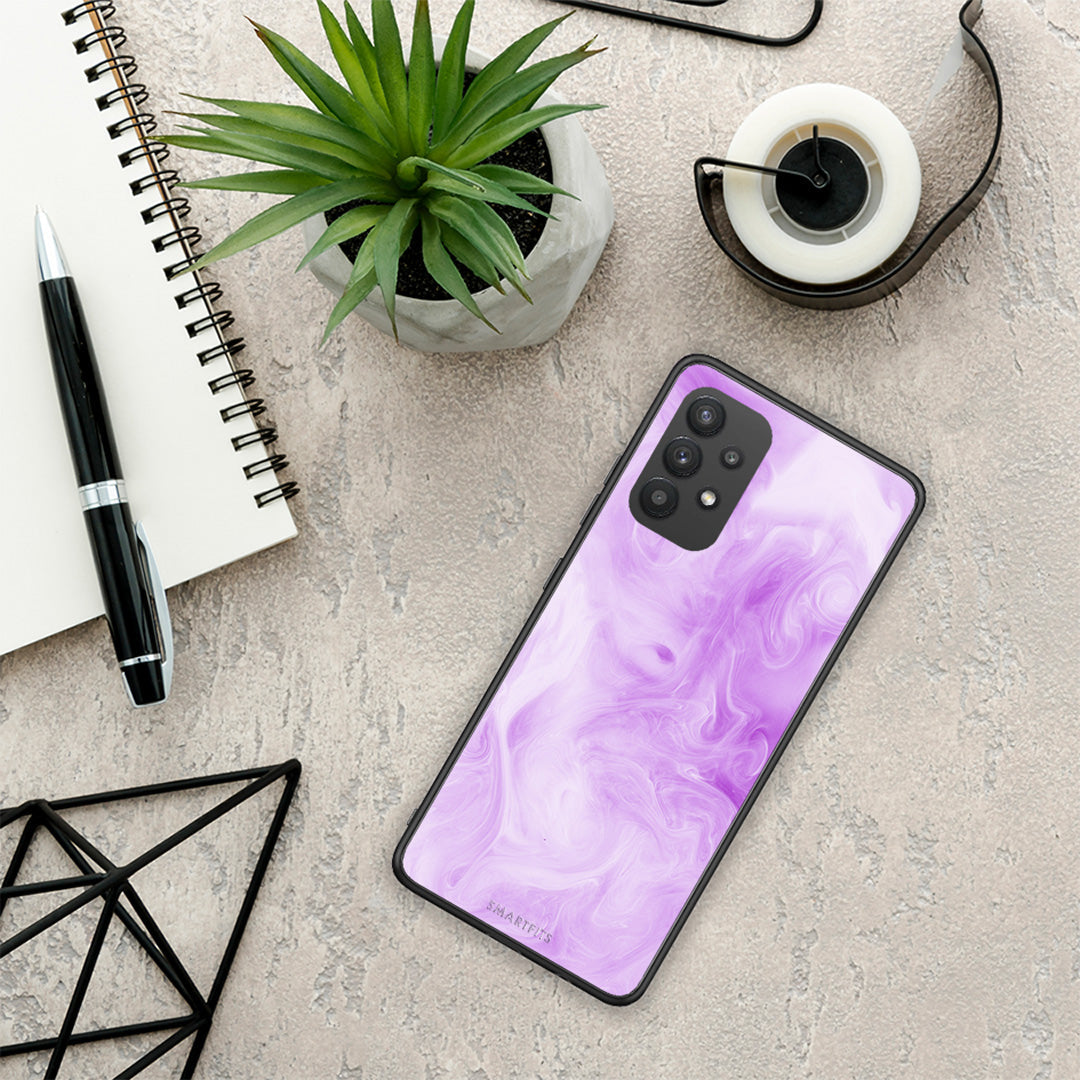 Watercolor Lavender - Samsung Galaxy A32 4G case