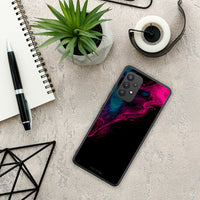 Thumbnail for Watercolor Pink Black - Samsung Galaxy A32 4G case