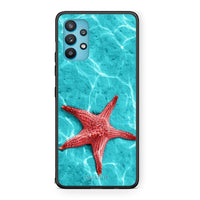 Thumbnail for Samsung Galaxy A32 5G Red Starfish Θήκη από τη Smartfits με σχέδιο στο πίσω μέρος και μαύρο περίβλημα | Smartphone case with colorful back and black bezels by Smartfits