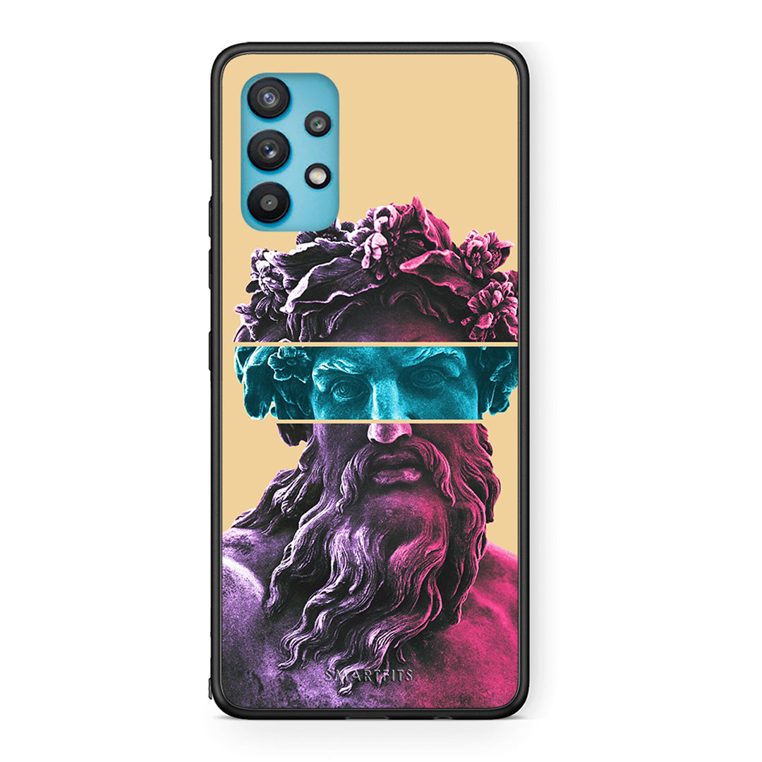 Samsung Galaxy A32 5G Zeus Art Θήκη Αγίου Βαλεντίνου από τη Smartfits με σχέδιο στο πίσω μέρος και μαύρο περίβλημα | Smartphone case with colorful back and black bezels by Smartfits