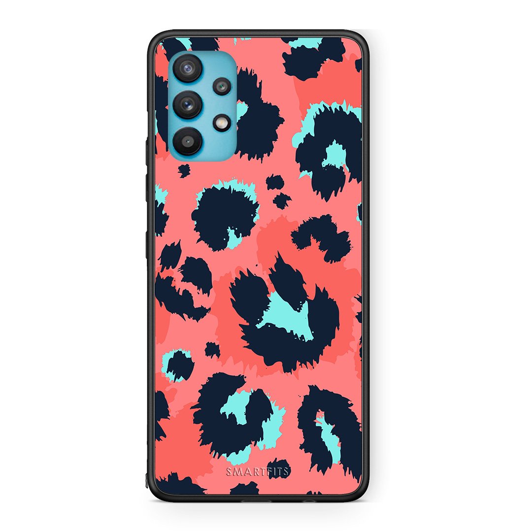 22 - Samsung Galaxy A32 5G  Pink Leopard Animal case, cover, bumper