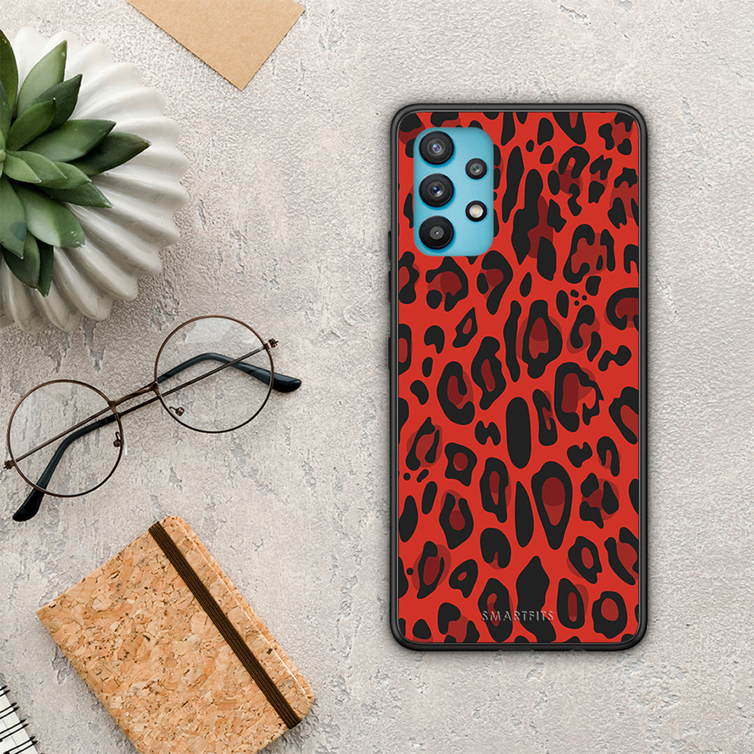 Animal Red Leopard - Samsung Galaxy A32 5G case 