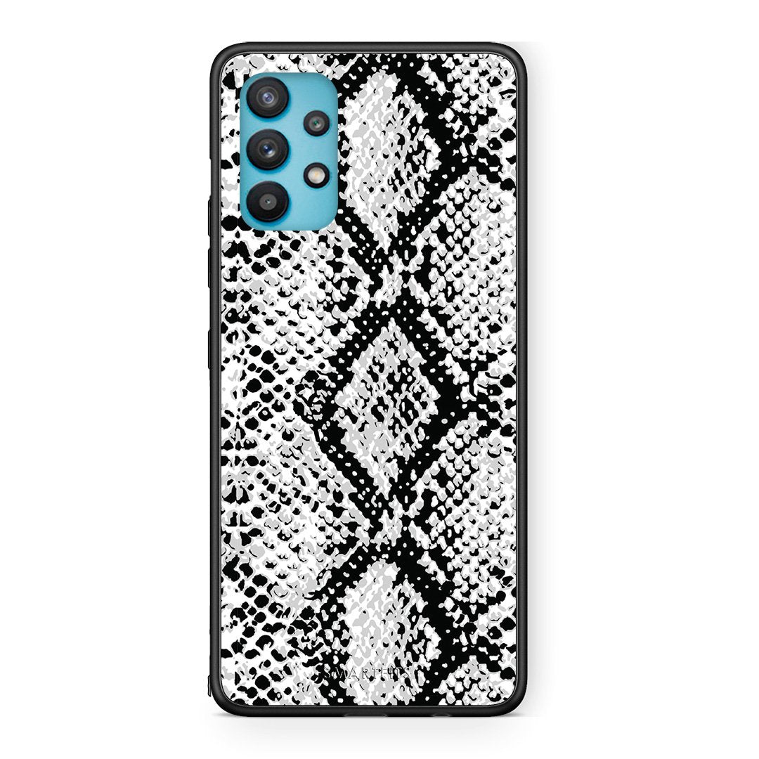 24 - Samsung Galaxy A32 5G  White Snake Animal case, cover, bumper