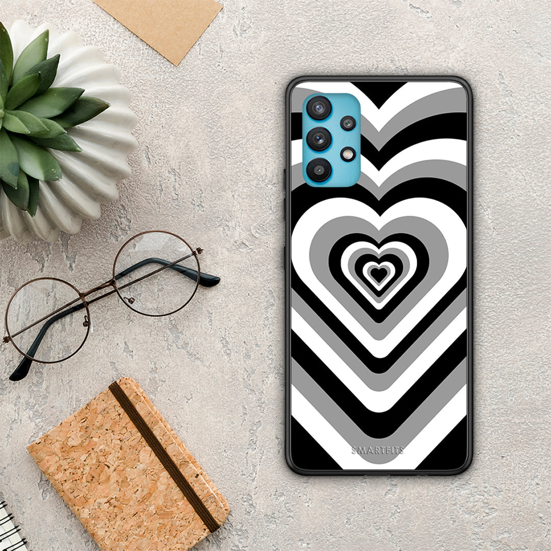 Black Hearts - Samsung Galaxy A32 5G case