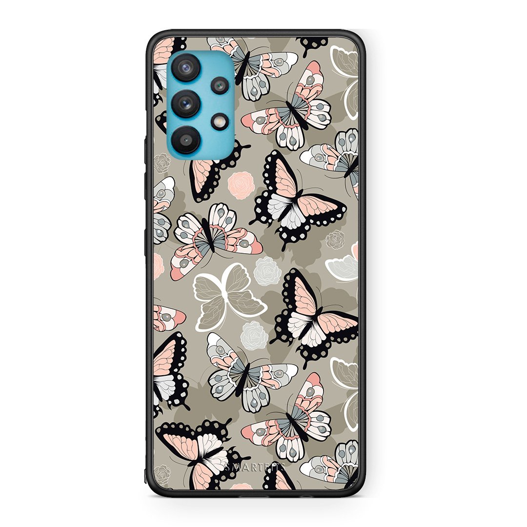 135 - Samsung Galaxy A32 5G  Butterflies Boho case, cover, bumper