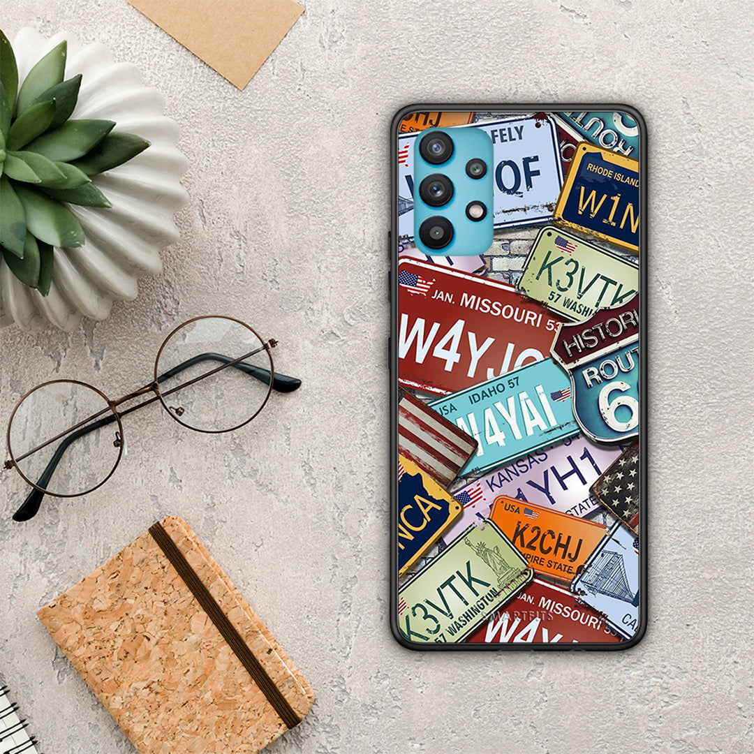 Car Plates - Samsung Galaxy A32 5G case