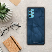 Thumbnail for Geometric Blue Abstract - Samsung Galaxy A32 5G case