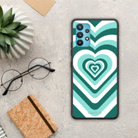 Thumbnail for Green Hearts - Samsung Galaxy A32 5G case