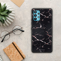 Thumbnail for Marble Black Rosegold - Samsung Galaxy A32 5G case