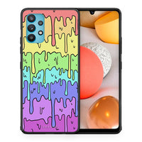 Thumbnail for Θήκη Samsung Galaxy A32 5G  Melting Rainbow από τη Smartfits με σχέδιο στο πίσω μέρος και μαύρο περίβλημα | Samsung Galaxy A32 5G  Melting Rainbow case with colorful back and black bezels