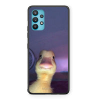 Thumbnail for Samsung Galaxy A32 5G  Meme Duck θήκη από τη Smartfits με σχέδιο στο πίσω μέρος και μαύρο περίβλημα | Smartphone case with colorful back and black bezels by Smartfits