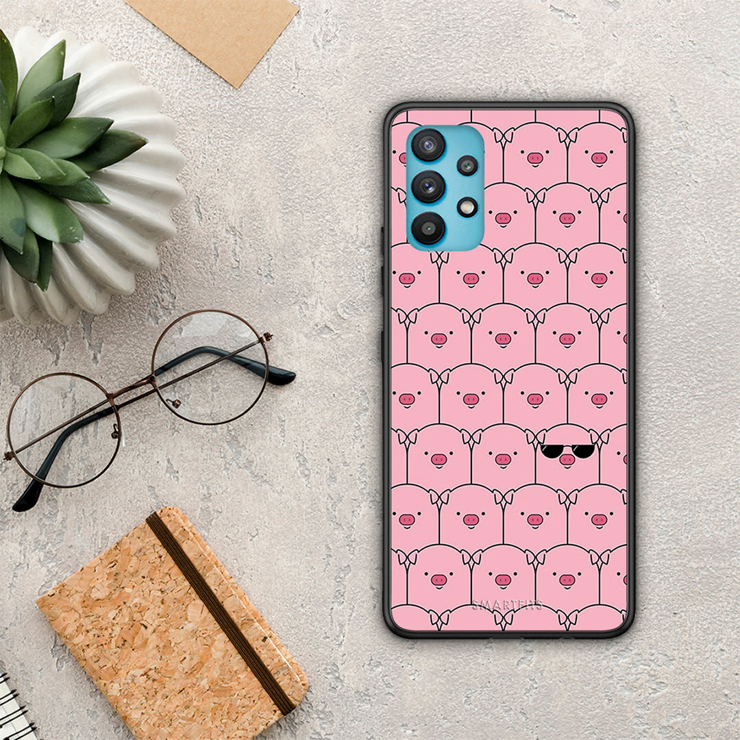 Pig Glasses - Samsung Galaxy A32 5G case