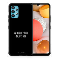 Thumbnail for Θήκη Samsung Galaxy A32 5G  Salute από τη Smartfits με σχέδιο στο πίσω μέρος και μαύρο περίβλημα | Samsung Galaxy A32 5G  Salute case with colorful back and black bezels
