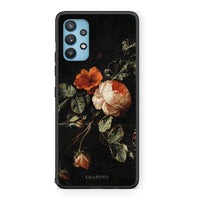Thumbnail for Samsung Galaxy A32 5G  Vintage Roses θήκη από τη Smartfits με σχέδιο στο πίσω μέρος και μαύρο περίβλημα | Smartphone case with colorful back and black bezels by Smartfits