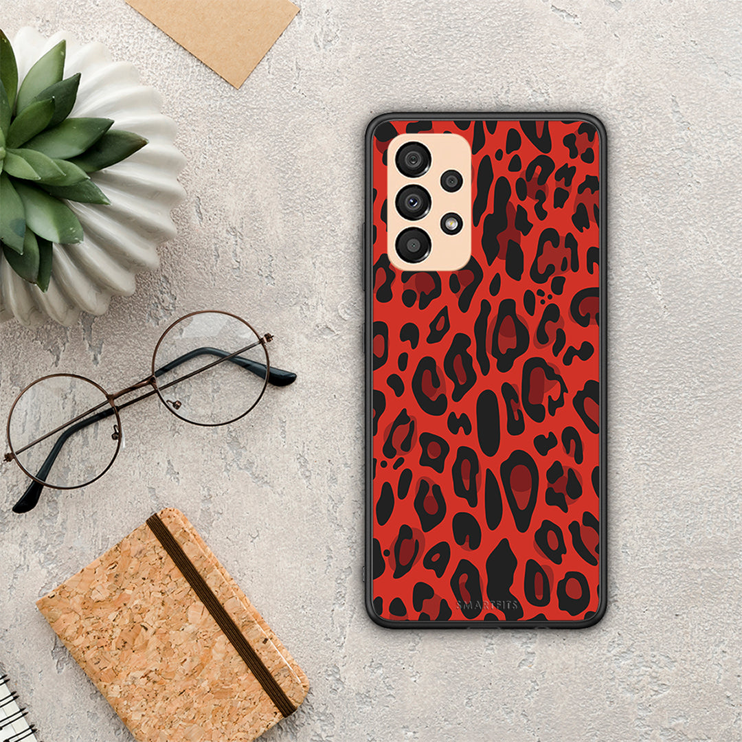 Animal Red Leopard - Samsung Galaxy A33 5G case