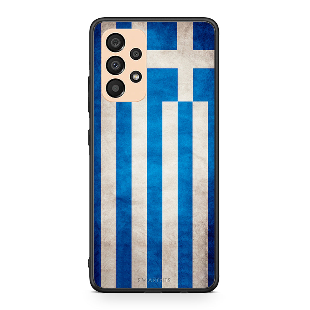 4 - Samsung A33 5G Greeek Flag case, cover, bumper