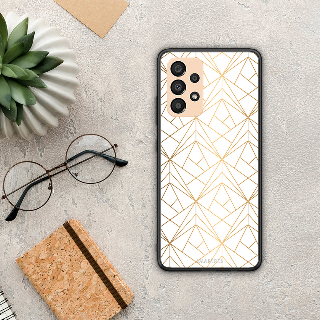 Geometric Luxury White - Samsung Galaxy A33 5G case