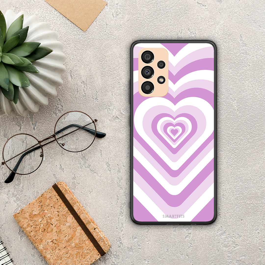 Lilac Hearts - Samsung Galaxy A33 5G case