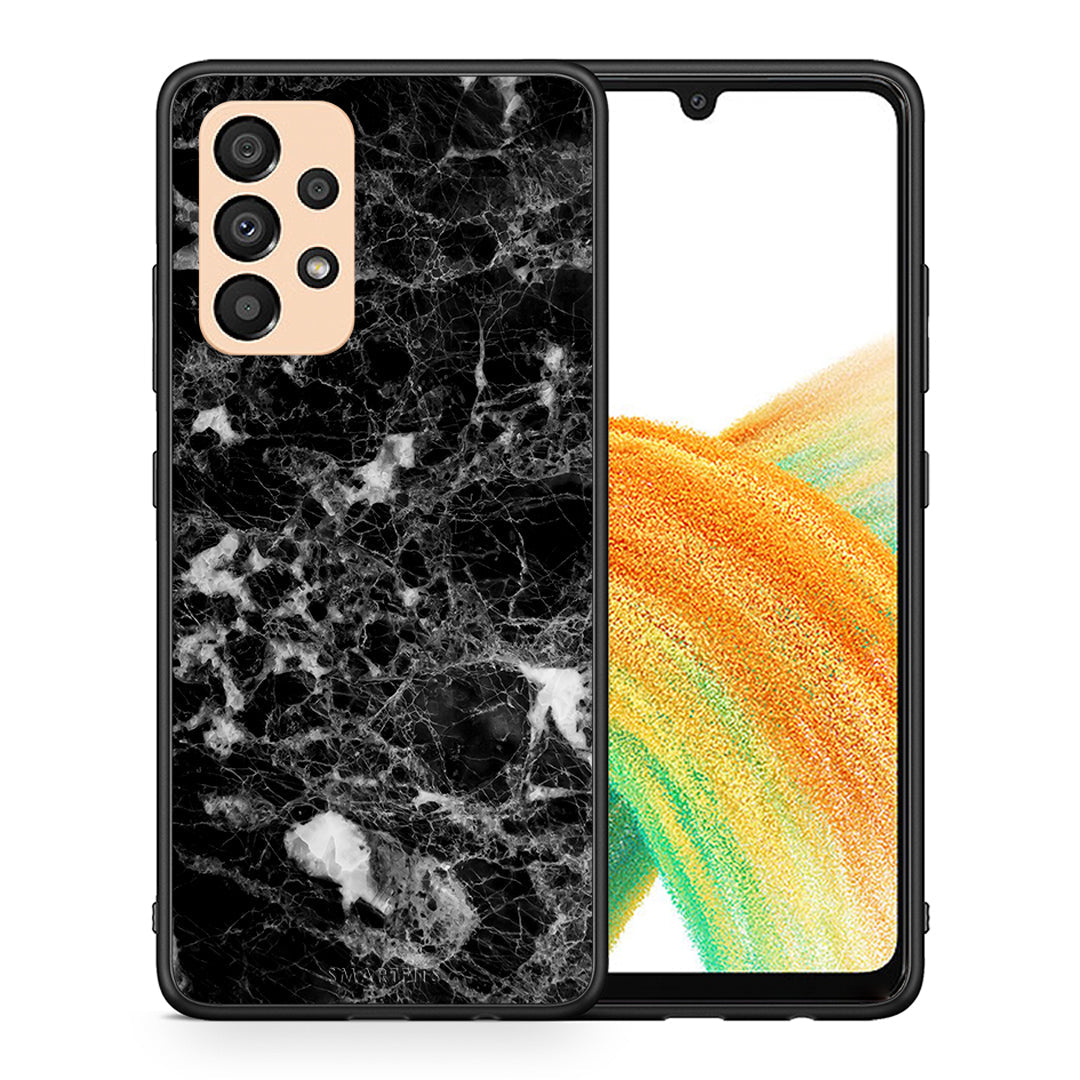 Θήκη Samsung A33 5G Male Marble από τη Smartfits με σχέδιο στο πίσω μέρος και μαύρο περίβλημα | Samsung A33 5G Male Marble case with colorful back and black bezels