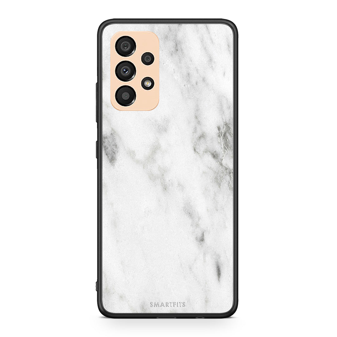 2 - Samsung A33 5G White marble case, cover, bumper