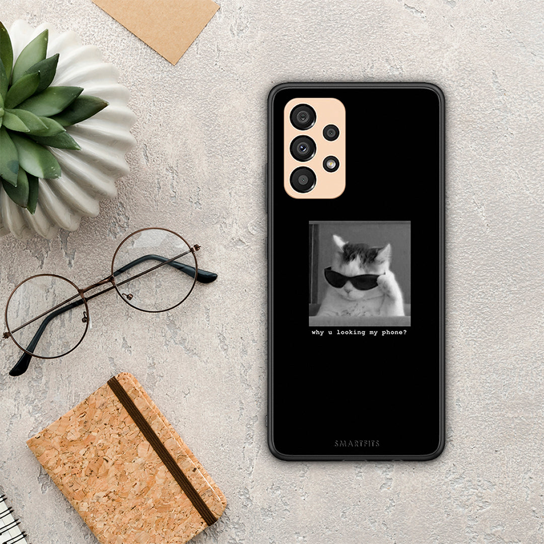 Meme Cat - Samsung Galaxy A33 5G case