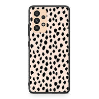 Thumbnail for Samsung A33 5G New Polka Dots θήκη από τη Smartfits με σχέδιο στο πίσω μέρος και μαύρο περίβλημα | Smartphone case with colorful back and black bezels by Smartfits