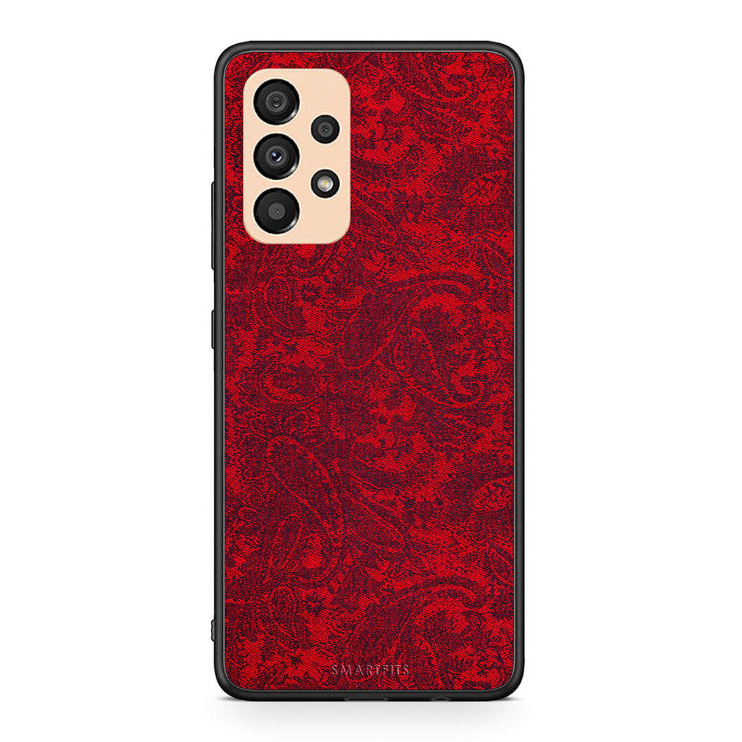 Samsung A33 5G Paisley Cashmere θήκη από τη Smartfits με σχέδιο στο πίσω μέρος και μαύρο περίβλημα | Smartphone case with colorful back and black bezels by Smartfits