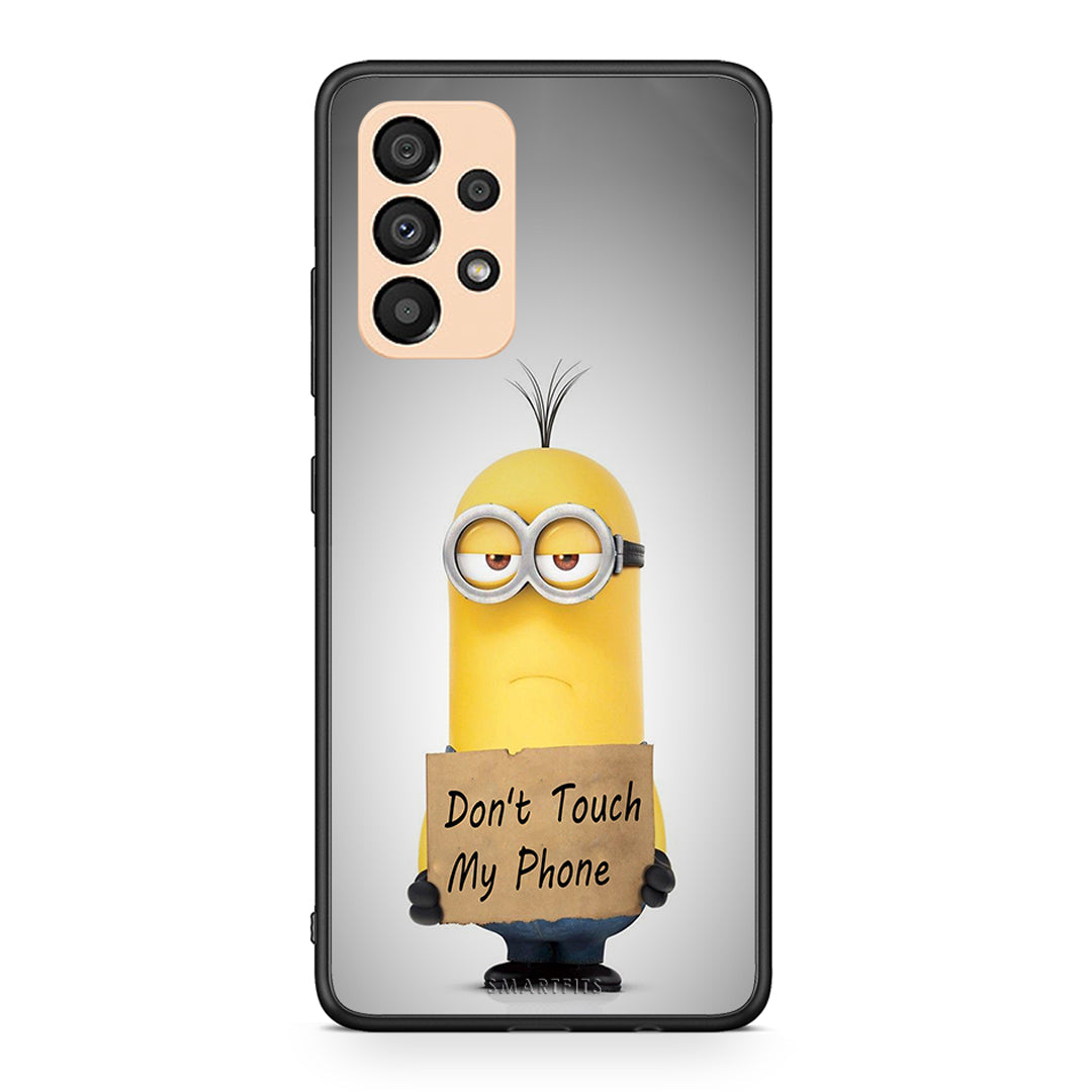 4 - Samsung A33 5G Minion Text case, cover, bumper