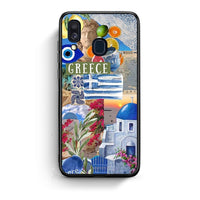 Thumbnail for Samsung A40 All Greek Θήκη από τη Smartfits με σχέδιο στο πίσω μέρος και μαύρο περίβλημα | Smartphone case with colorful back and black bezels by Smartfits