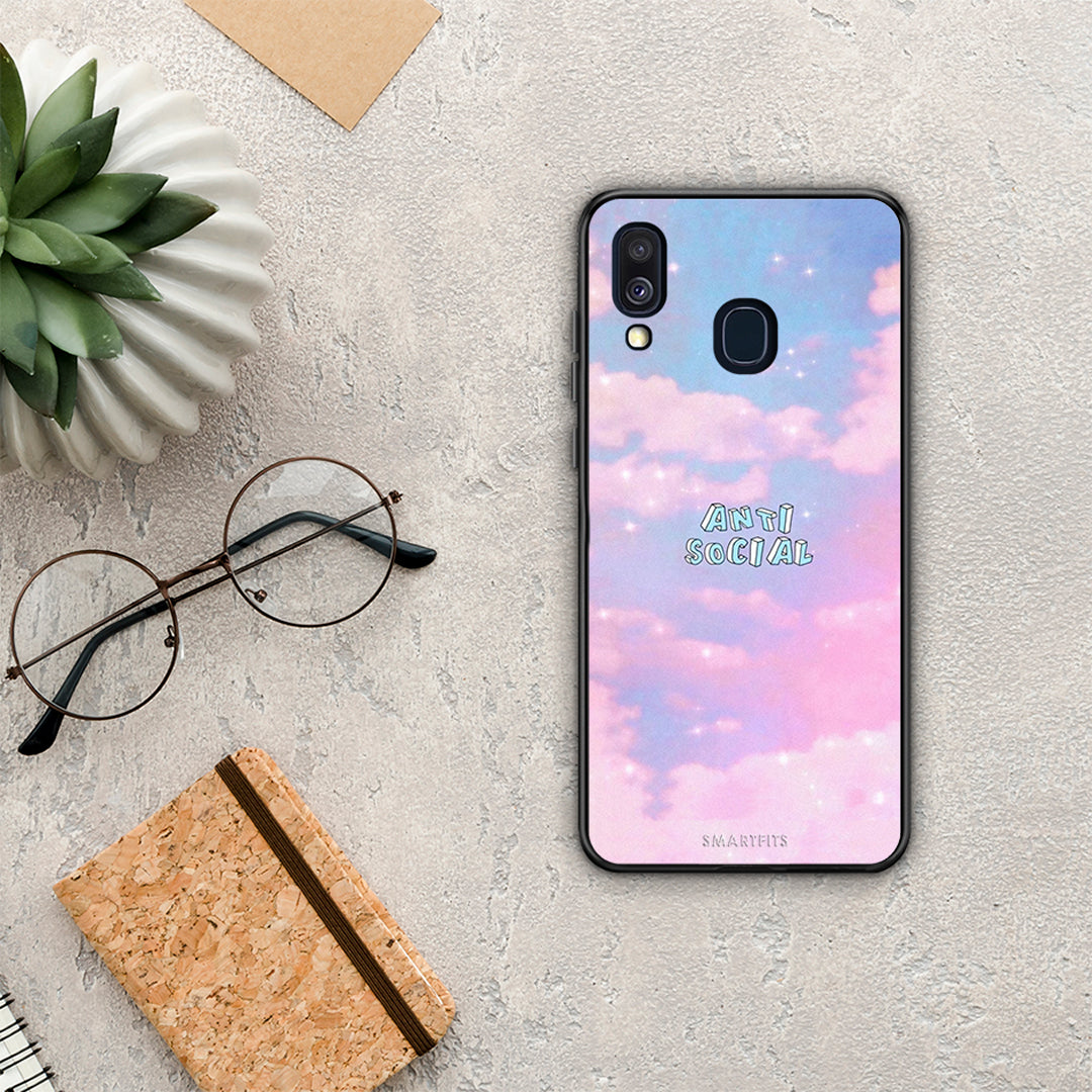 Anti Social - Samsung Galaxy A40 case