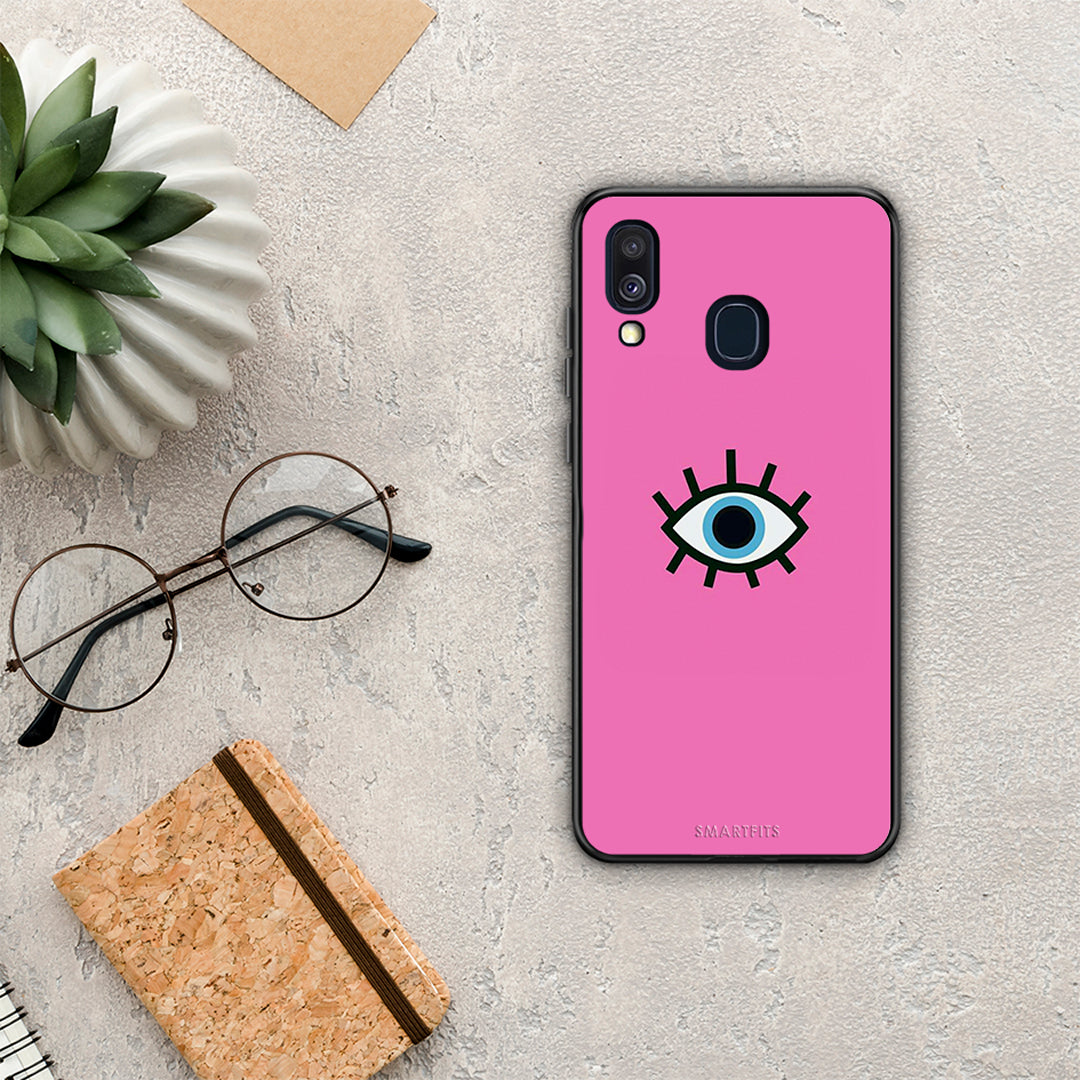 Blue Eye Pink - Samsung Galaxy A40 case