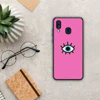 Thumbnail for Blue Eye Pink - Samsung Galaxy A40 case