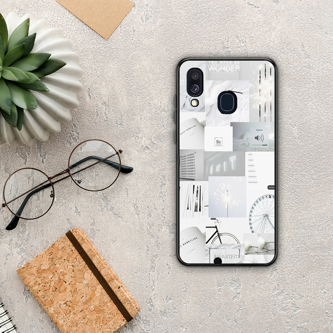 Collage Make Me Wonder - Samsung Galaxy A40 Case