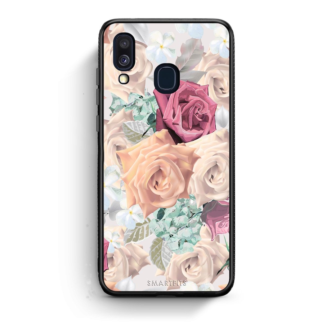 99 - Samsung A40  Bouquet Floral case, cover, bumper