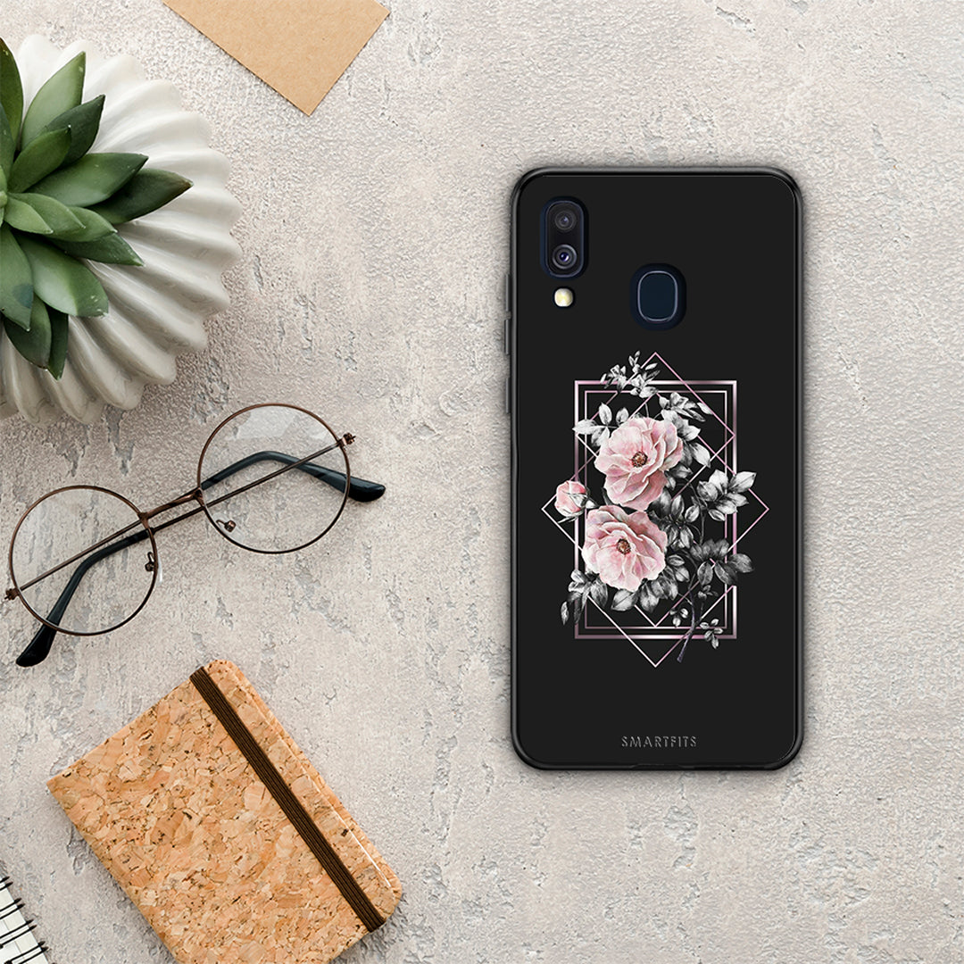Flower Frame - Samsung Galaxy A40 case