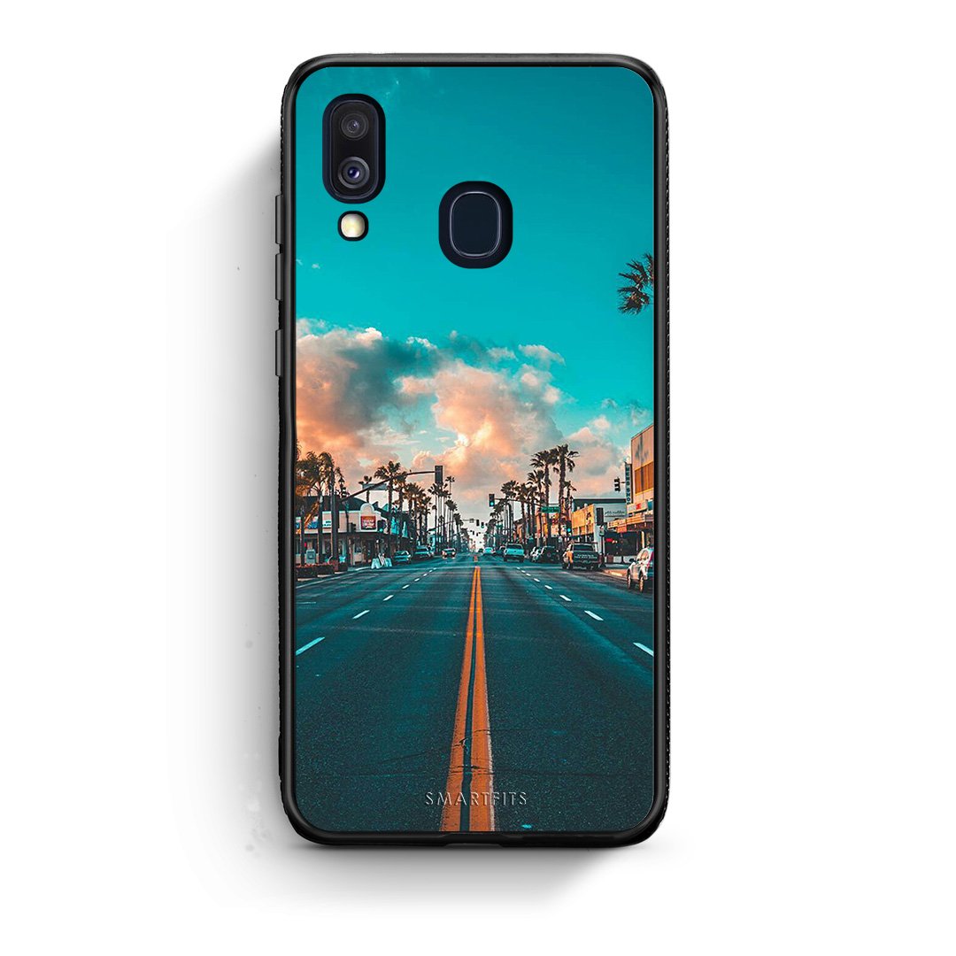4 - Samsung A40 City Landscape case, cover, bumper