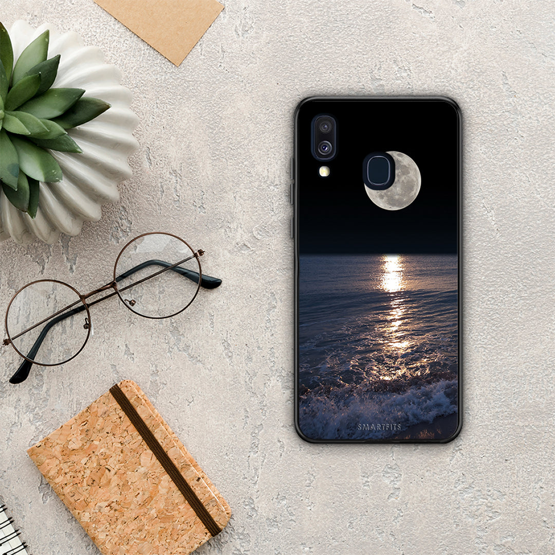 Landscape Moon - Samsung Galaxy A40 case