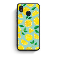 Thumbnail for Samsung A40 Lemons θήκη από τη Smartfits με σχέδιο στο πίσω μέρος και μαύρο περίβλημα | Smartphone case with colorful back and black bezels by Smartfits