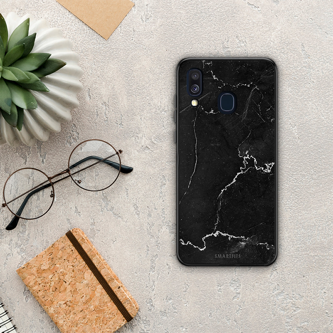 Marble Black - Samsung Galaxy A40 θήκη