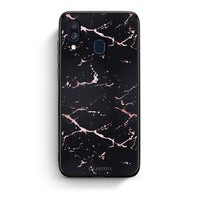 Thumbnail for 4 - Samsung A40  Black Rosegold Marble case, cover, bumper