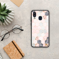 Thumbnail for Marble Hexagon Pink - Samsung Galaxy A40 case