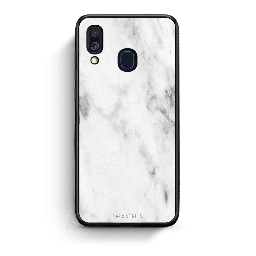 2 - Samsung A40  White marble case, cover, bumper