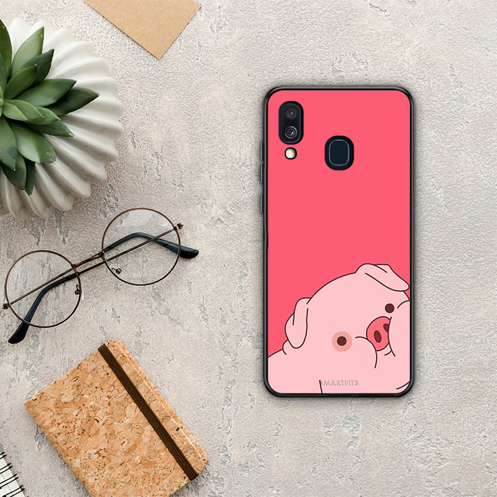 Pig Love 1 - Samsung Galaxy A40 θήκη