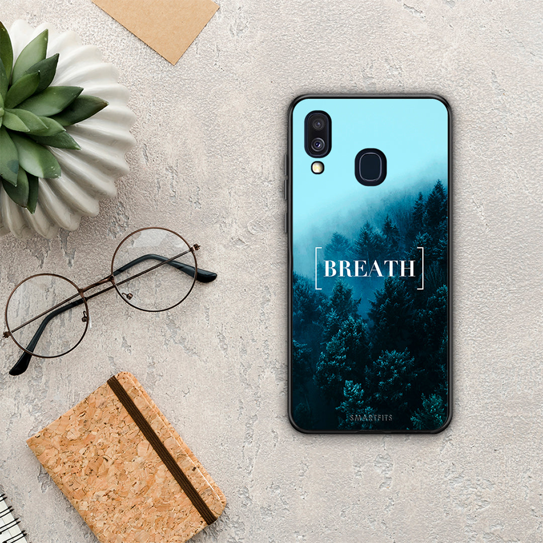 Quote Breath - Samsung Galaxy A40 case